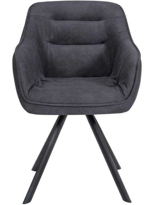 Stol Russel Vintage, sort