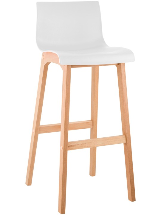 Barstol Hoover Natura 4-fods stel, hvid Barstol Hoover Natura 4-fods stel, hvid