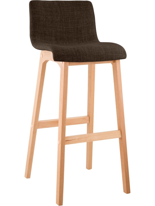 Barstol Hoover stof Natura, brun