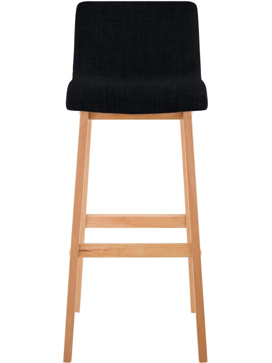 Barstol Hoover stof Natura, sort