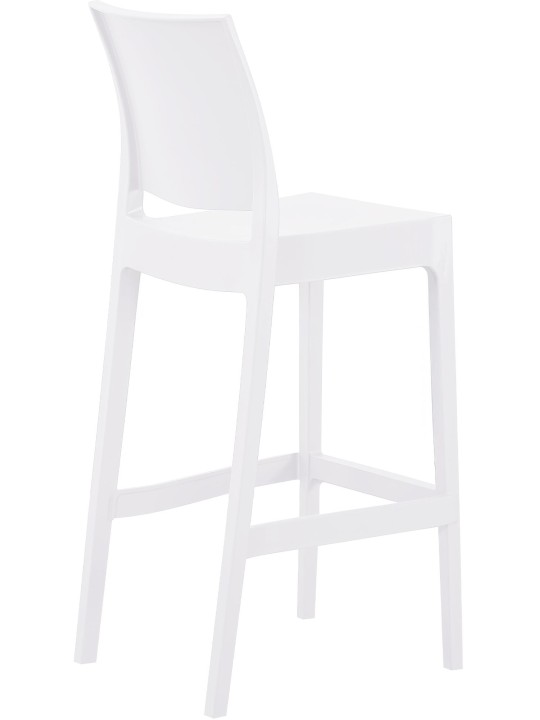 Barstol Flamur, hvid