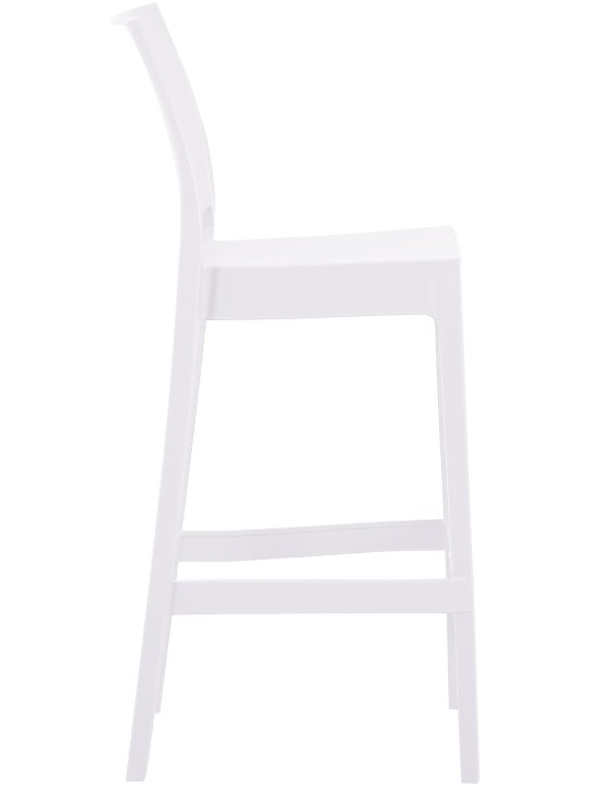 Barstol Flamur, hvid