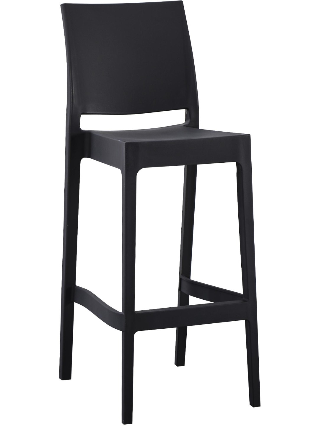 Barstol Flamur, sort