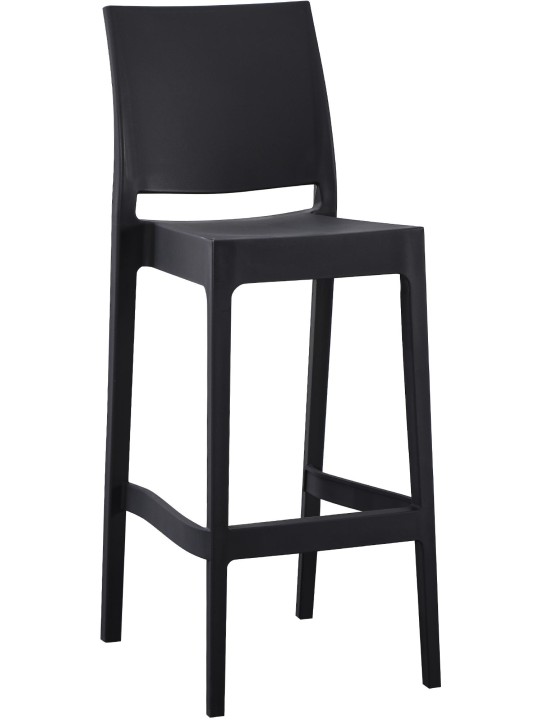Barstol Flamur, sort