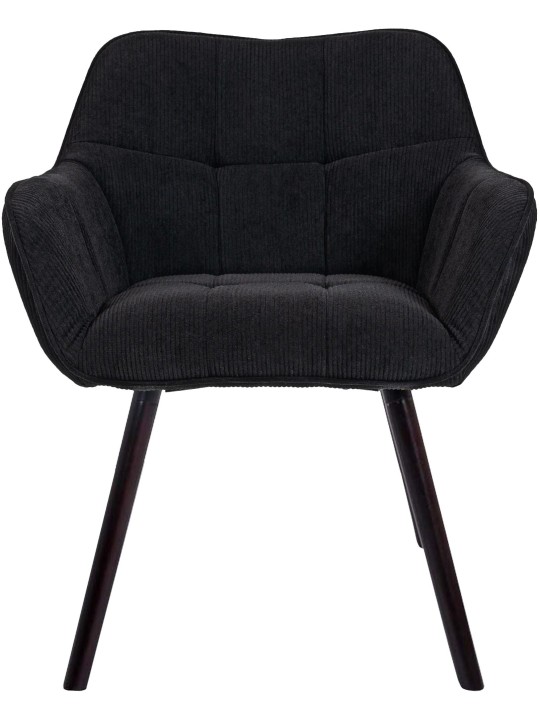 Vienna Cord spisestuestol, sort