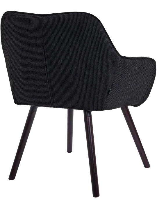 Vienna Cord spisestuestol, sort