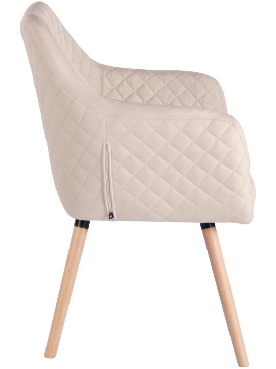Spisestuestol Gent stof natura, creme
