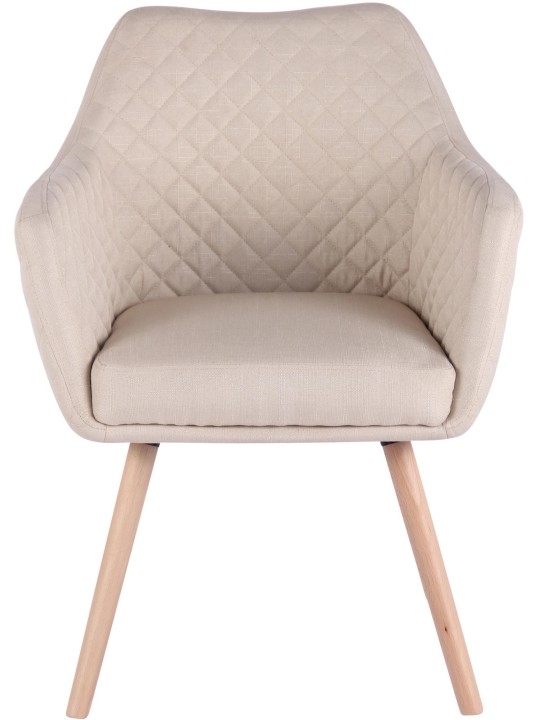 Spisestuestol Gent stof natura, creme