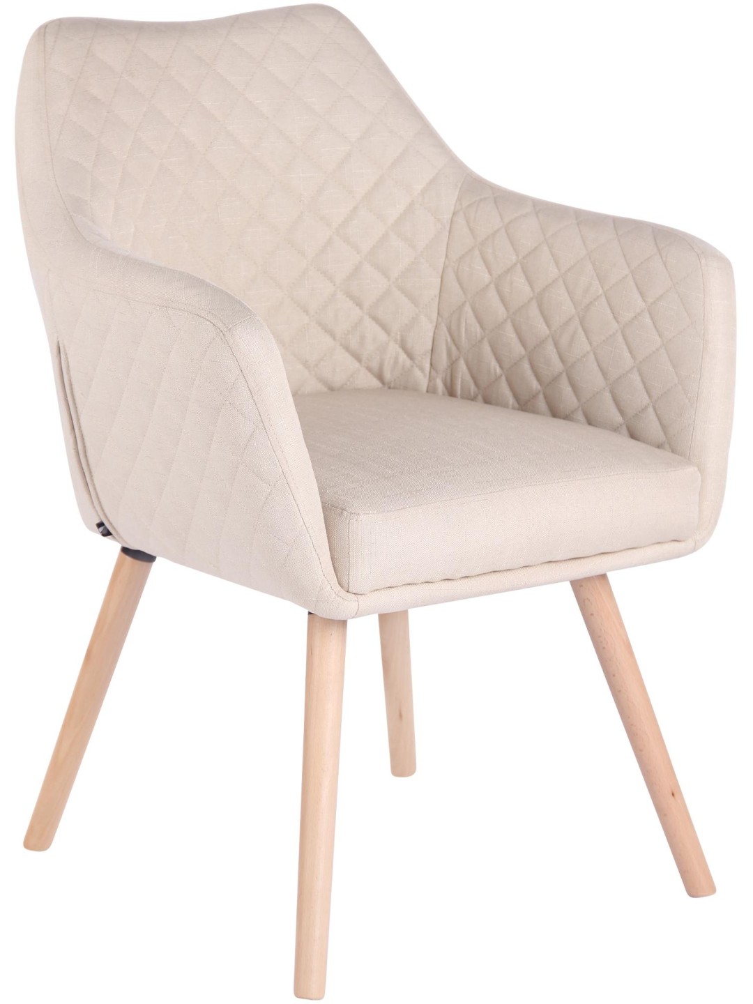 Spisestuestol Gent stof natura, creme