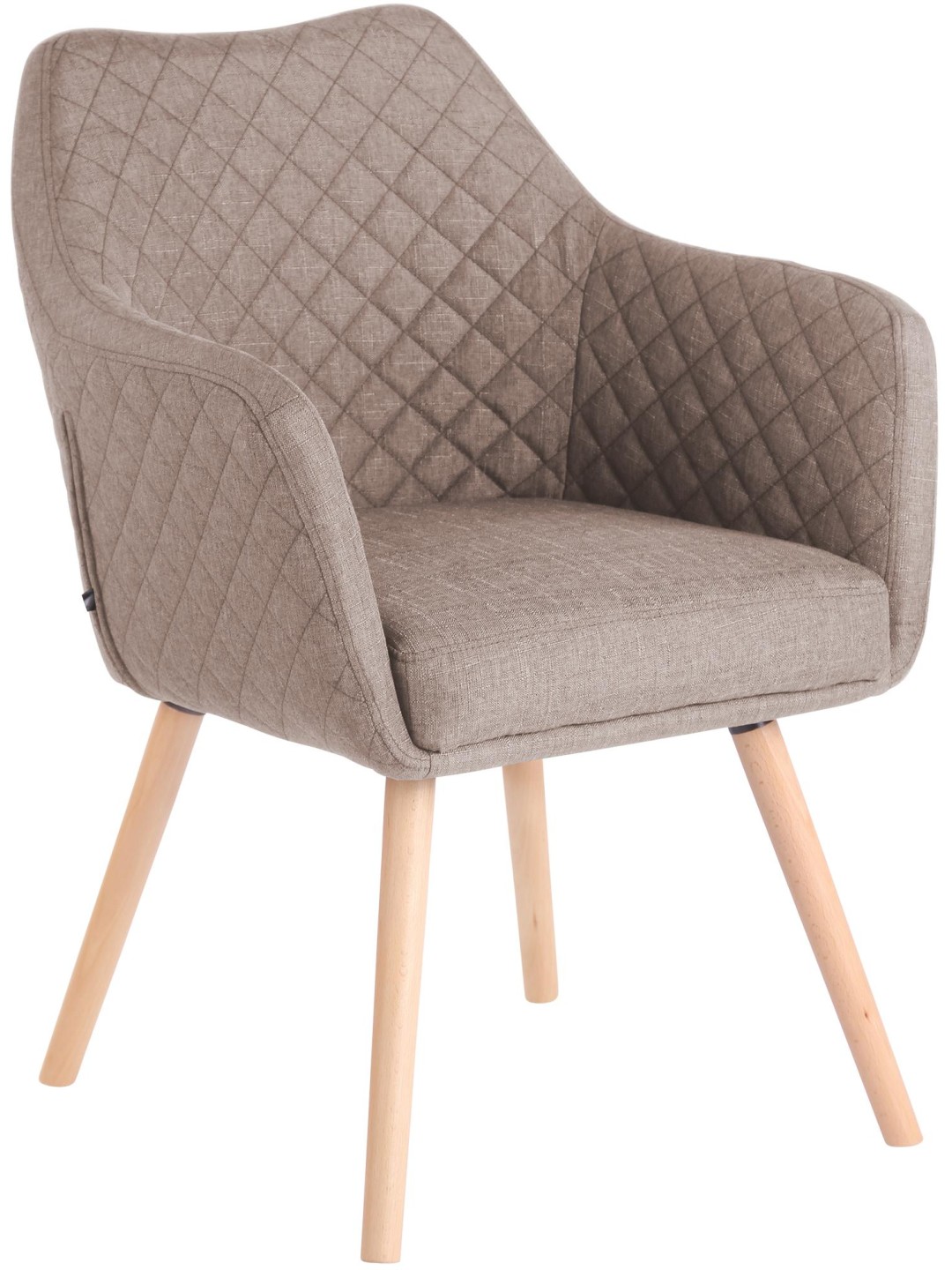 Spisestuestol Gent stof natura, taupe