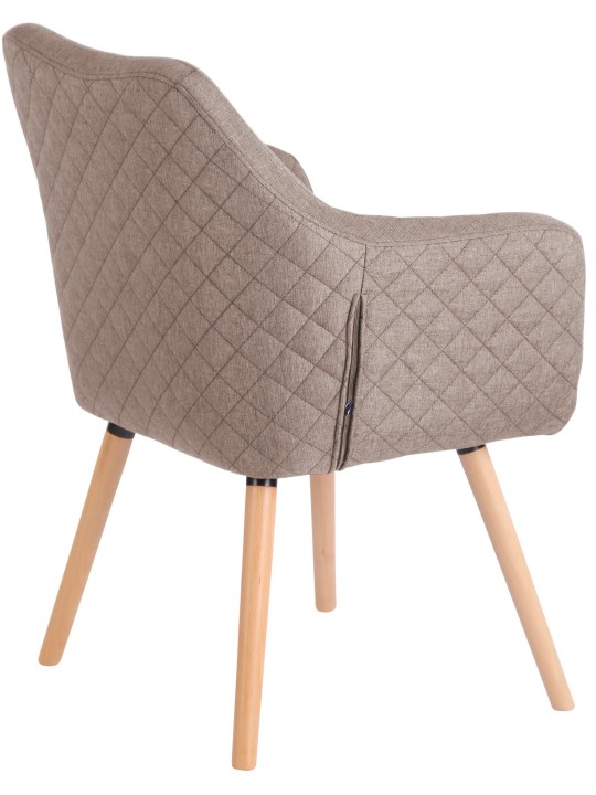 Spisestuestol Gent stof natura, taupe