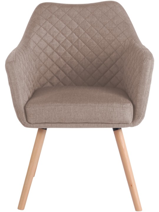 Spisestuestol Gent stof natura, taupe