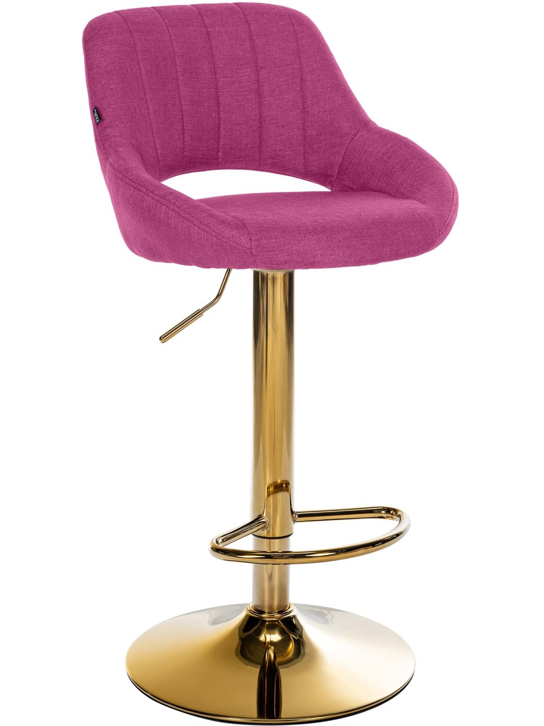 Barstol Milet stof guld, lilla