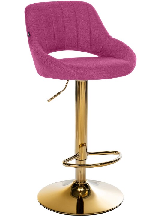 Barstol Milet stof guld, lilla