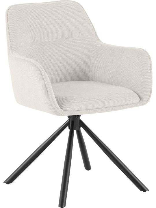 Stol Tipton Cord, creme