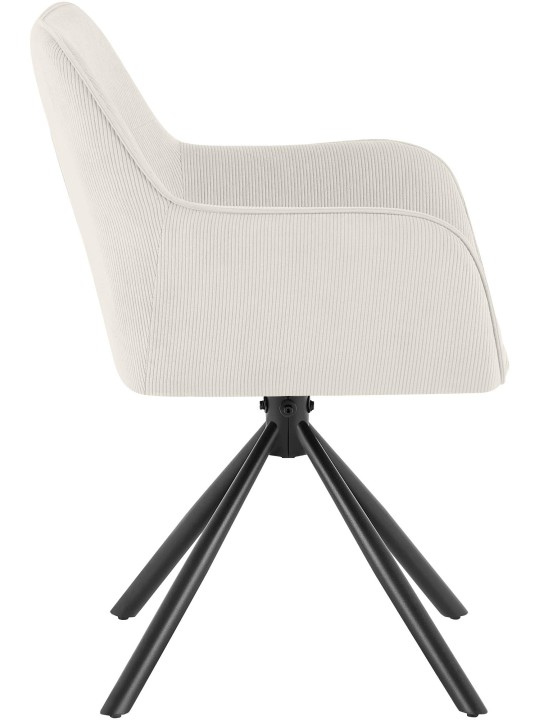 Stol Tipton Cord, creme