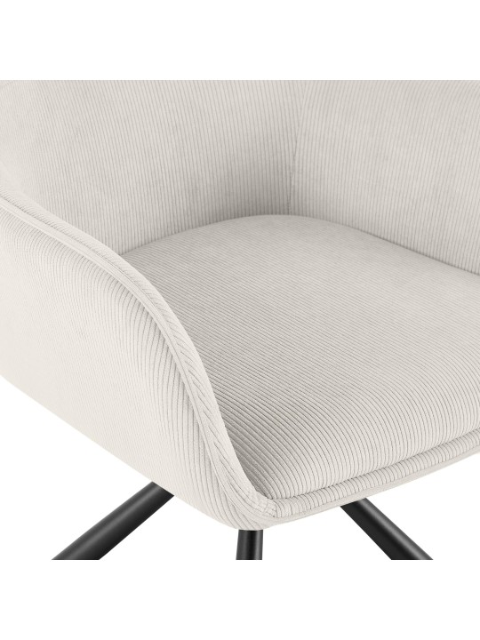 Stol Tipton Cord, creme