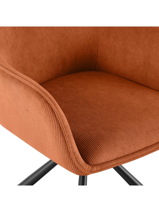 Stol Tipton Cord, orange