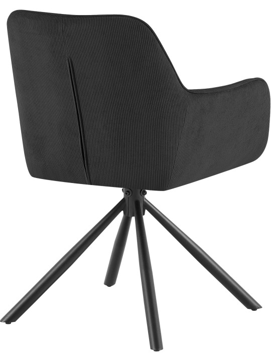 Stol Tipton Cord, sort