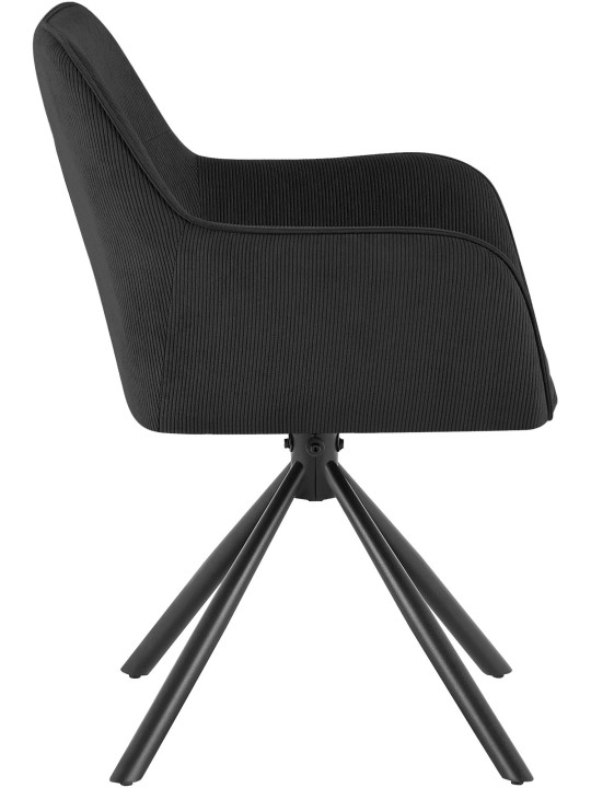 Stol Tipton Cord, sort