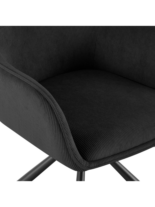 Stol Tipton Cord, sort