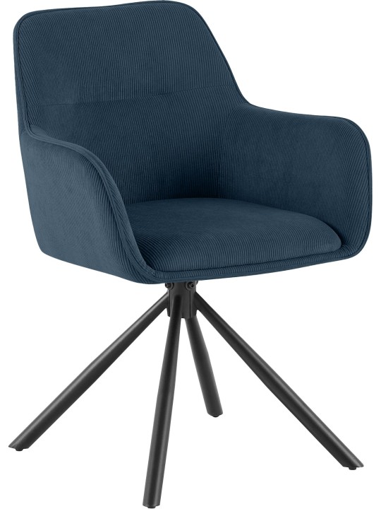 Stol Tipton Cord, blå