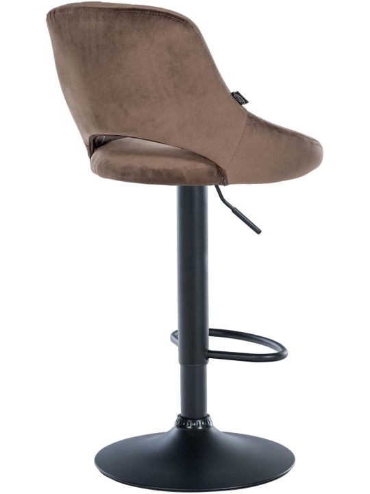 Barstol Milet fløjl, brun