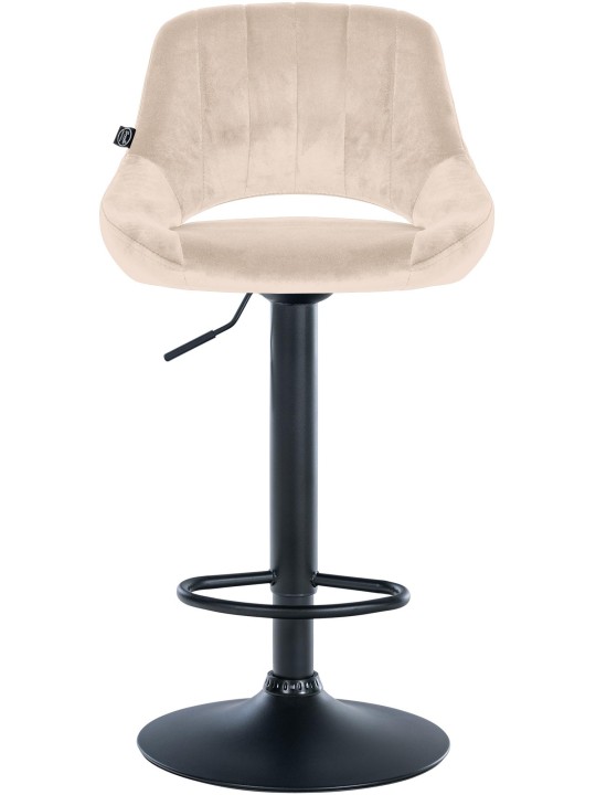 Barstol Milet fløjl, creme Barstol Milet fløjl, creme