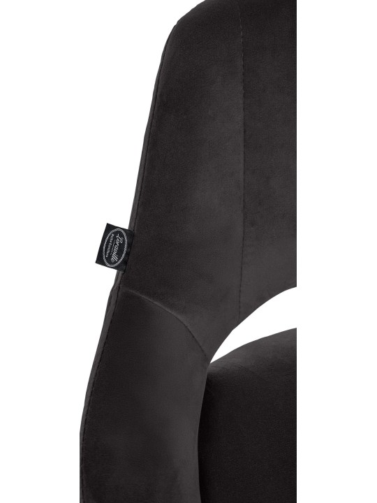 Barstol Milet fløjl, sort Barstol Milet fløjl, sort