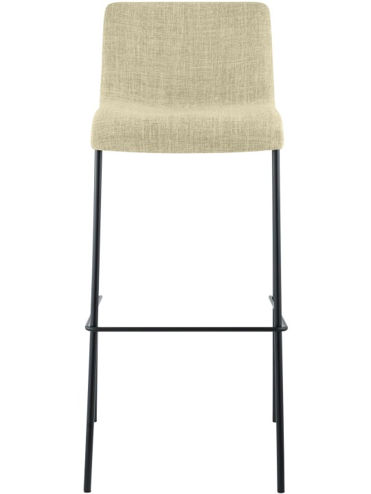 Barstol Hoover stof 4 fods stel, creme