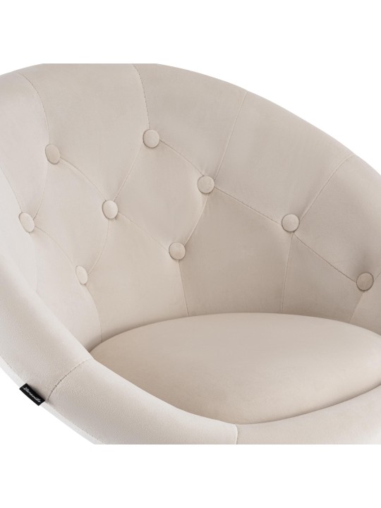 Barstol London fløjl sort, creme Barstol London fløjl sort, creme