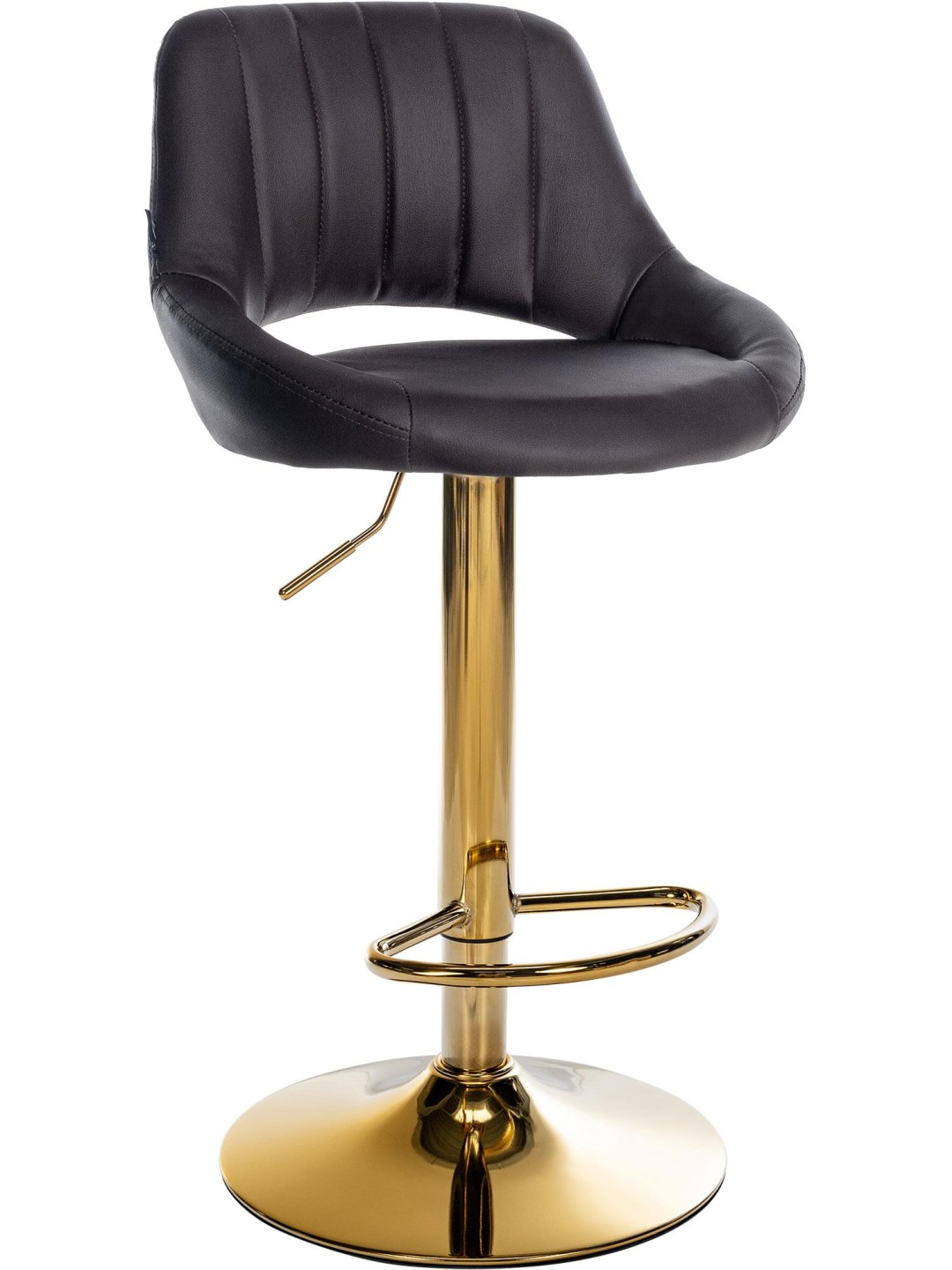 Barstol Milet kunstlæder guld, brun