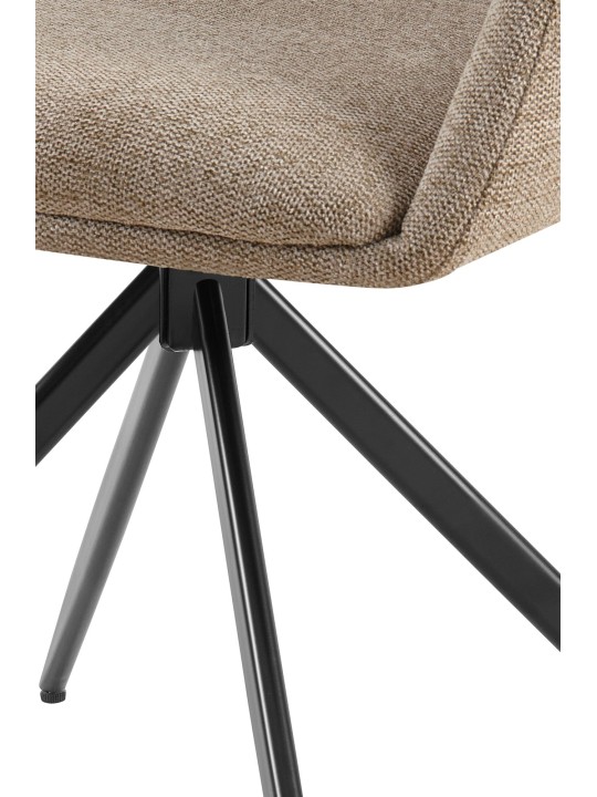 Sæt med 2 spisestuestole Olema stof, taupe Sæt med 2 spisestuestole Olema stof, taupe
