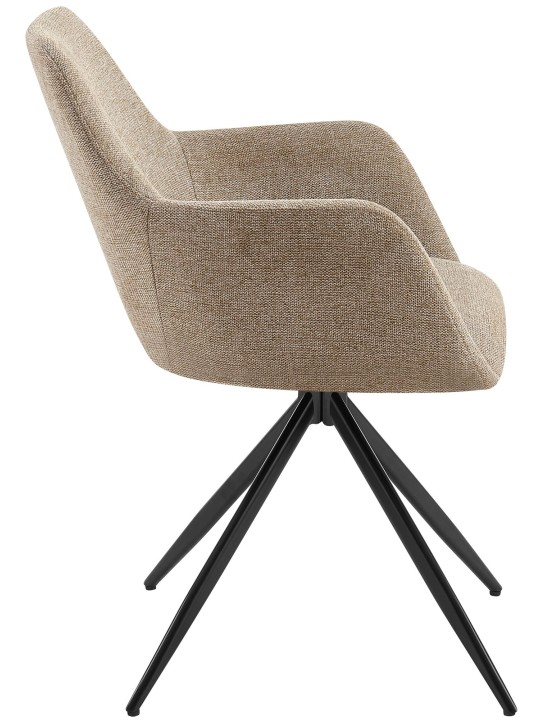 Sæt med 2 spisestuestole Olema stof, taupe Sæt med 2 spisestuestole Olema stof, taupe