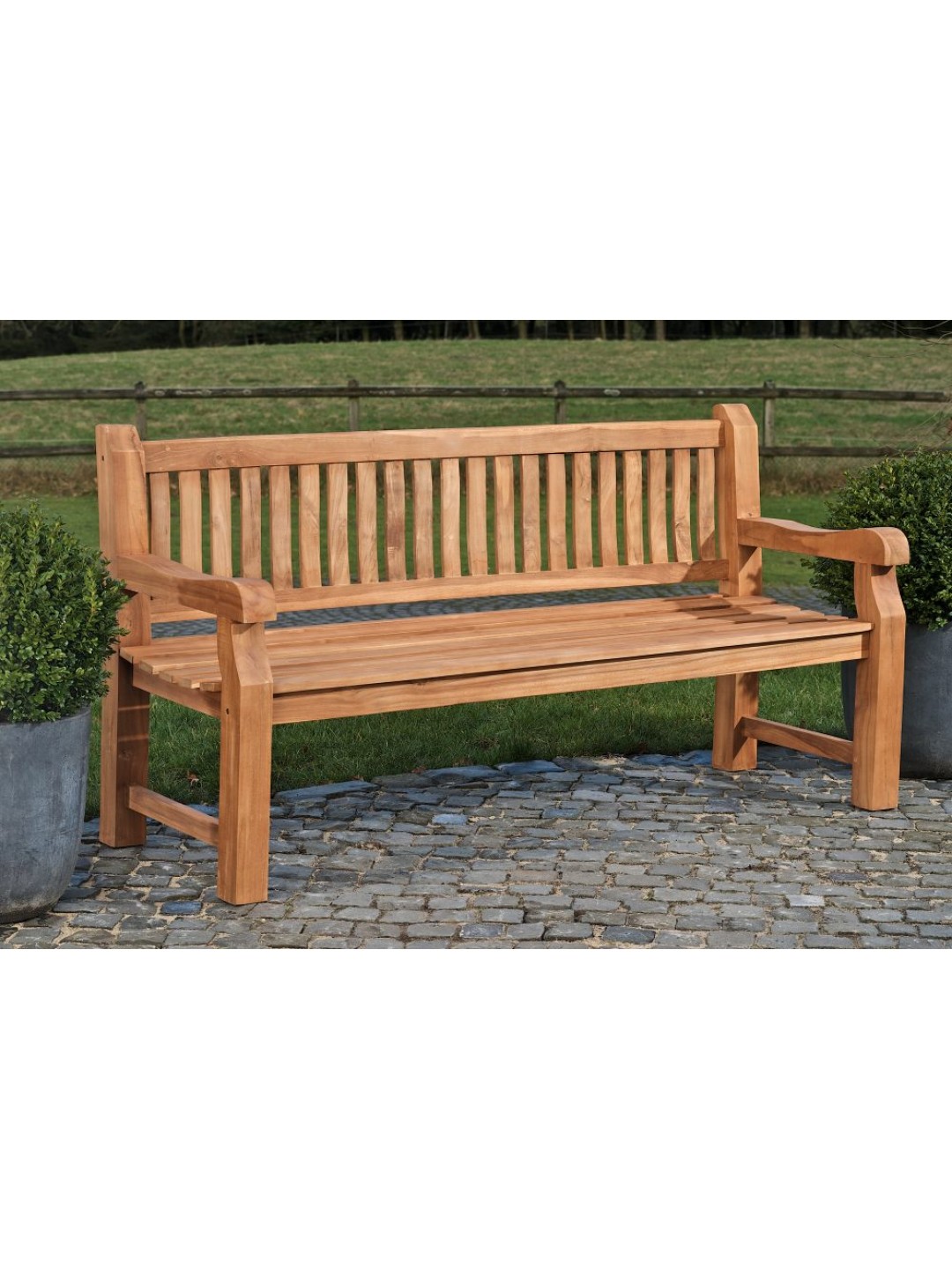Teak bænk Jackson 120 cm, teak