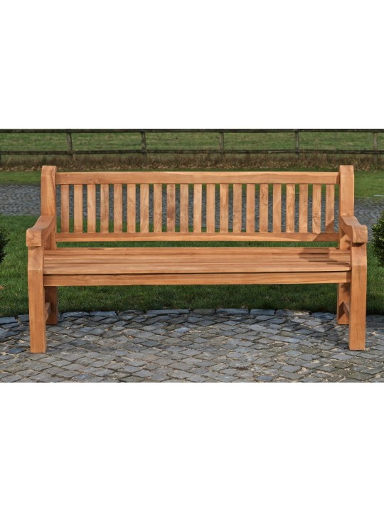 Teak bænk Jackson 180 cm, teak