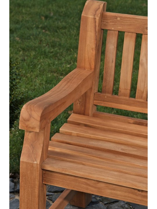 Teak bænk Jackson 180 cm, teak