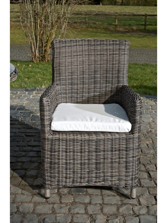 Stol Fontana / Saint Marlo Creme 5mm, gråmeleret