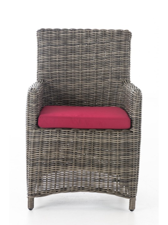 Stol Fontana / Sankt Marlo Ruby Rød 5mm, gråmeleret