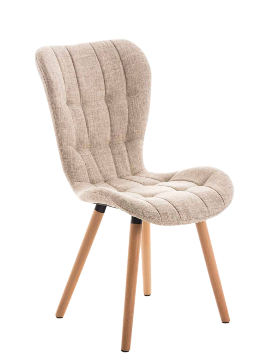 Stol Elda stof natur, creme
