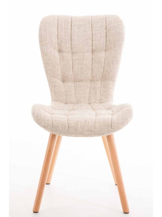 Stol Elda stof natur, creme