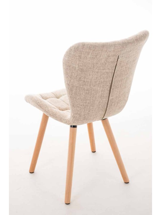 Stol Elda stof natur, creme