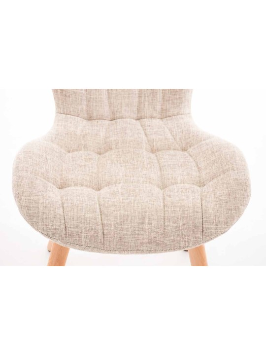 Stol Elda stof natur, creme