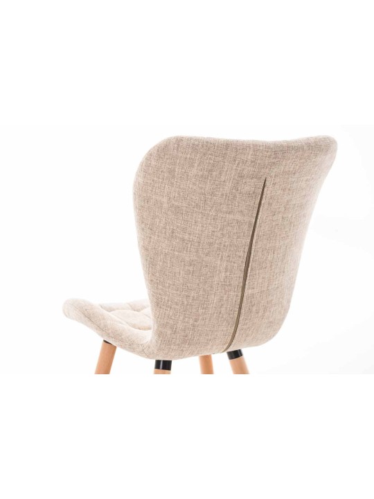 Stol Elda stof natur, creme