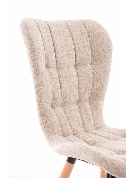 Stol Elda stof natur, creme