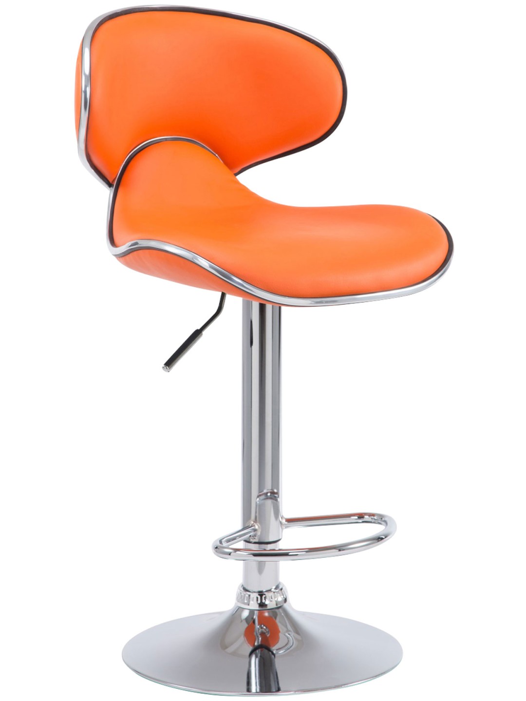 Barstol Las Vegas V2 krom, orange