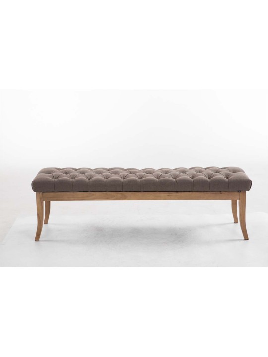 Bænk Ramses stof antik-let 150, taupe