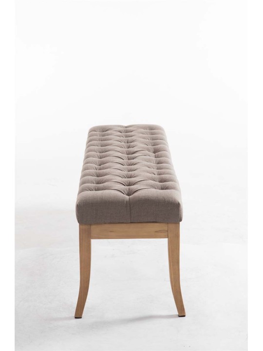 Bænk Ramses stof antik-let 150, taupe