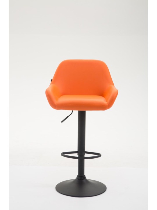 Barstol Braga imiteret læder B, orange Barstol Braga imiteret læder B, orange