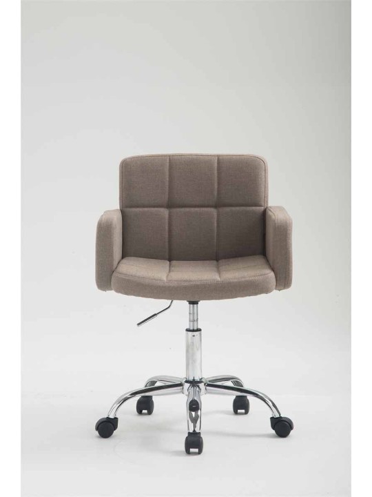 Arbejdstaburet Los Angeles stof, taupe Arbejdstaburet Los Angeles stof, taupe
